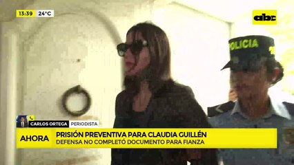 Video: Prisión preventiva para Claudia Guillén