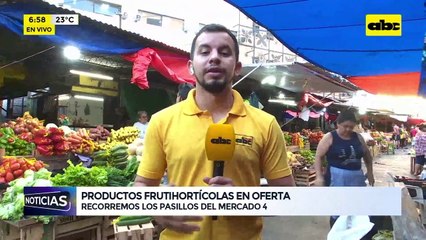 Escasean frutas en el Mercado 4, comerciantes igual ofrecen productos en oferta