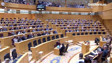 Bolaños se enfrenta con el presidente del Senado por llamarle la atención para que se atenga a la cuestión