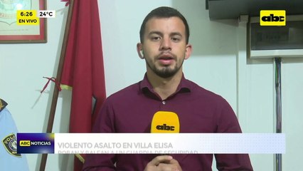 Video: violento asalto en Villa Elisa