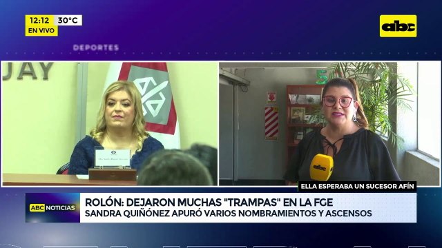 Rolón: dejaron muchas “trampas” en la FGE