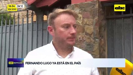 Video: Fernando Lugo ya está en el país