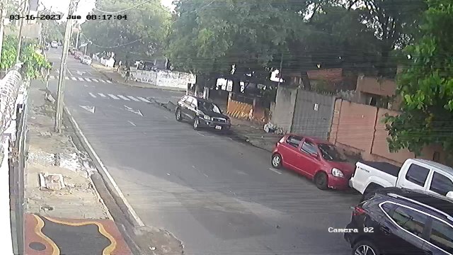 Cámara De Circuito Cerrado Captó El Momento Del Accidente.