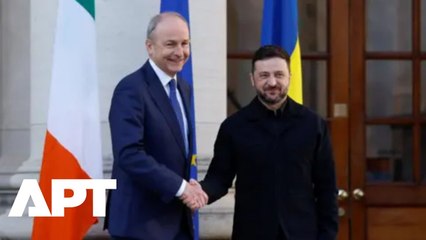 Zelensky Greeted by Ireland’s Martin in Dublin During High-Level Diplomatic Visit | APT