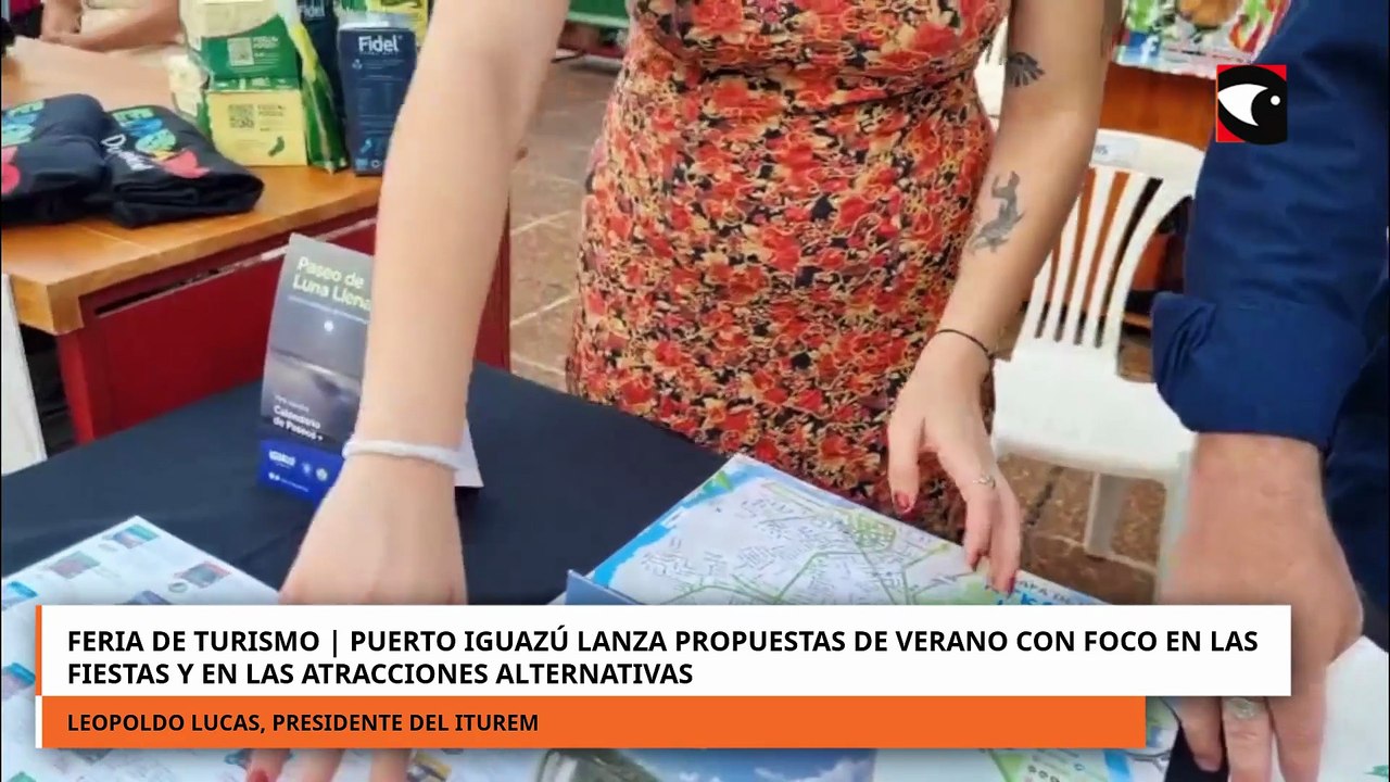 Feria de Turismo: Puerto Iguazú lanza propuestas de verano con foco en fiestas y atracciones