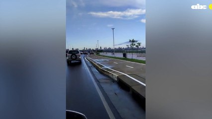 Video: PMT confirma que camioneta que circulaba sobre bicisenda de la costanera es de Presidencia