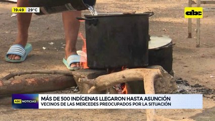 Video: Más de 500 indígenas llegaron hasta Asunción