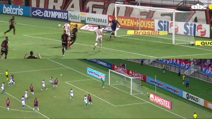 Los dos penales que Jean atajó a Thiago Galhardo