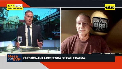Video: Cuestionan la bicisenda de calle Palma