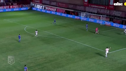 El gol de Gabriel Ávalos en la goleada de Argentinos Jrs.