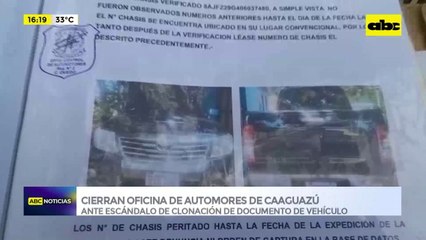 Video: Cierran oficina de automotores de Caaguazú