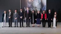 Los reyes inauguran la exposición de la reina Victoria Eugenia, bisabuela de Felipe VI