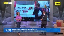 Video: Deficiente transporte público