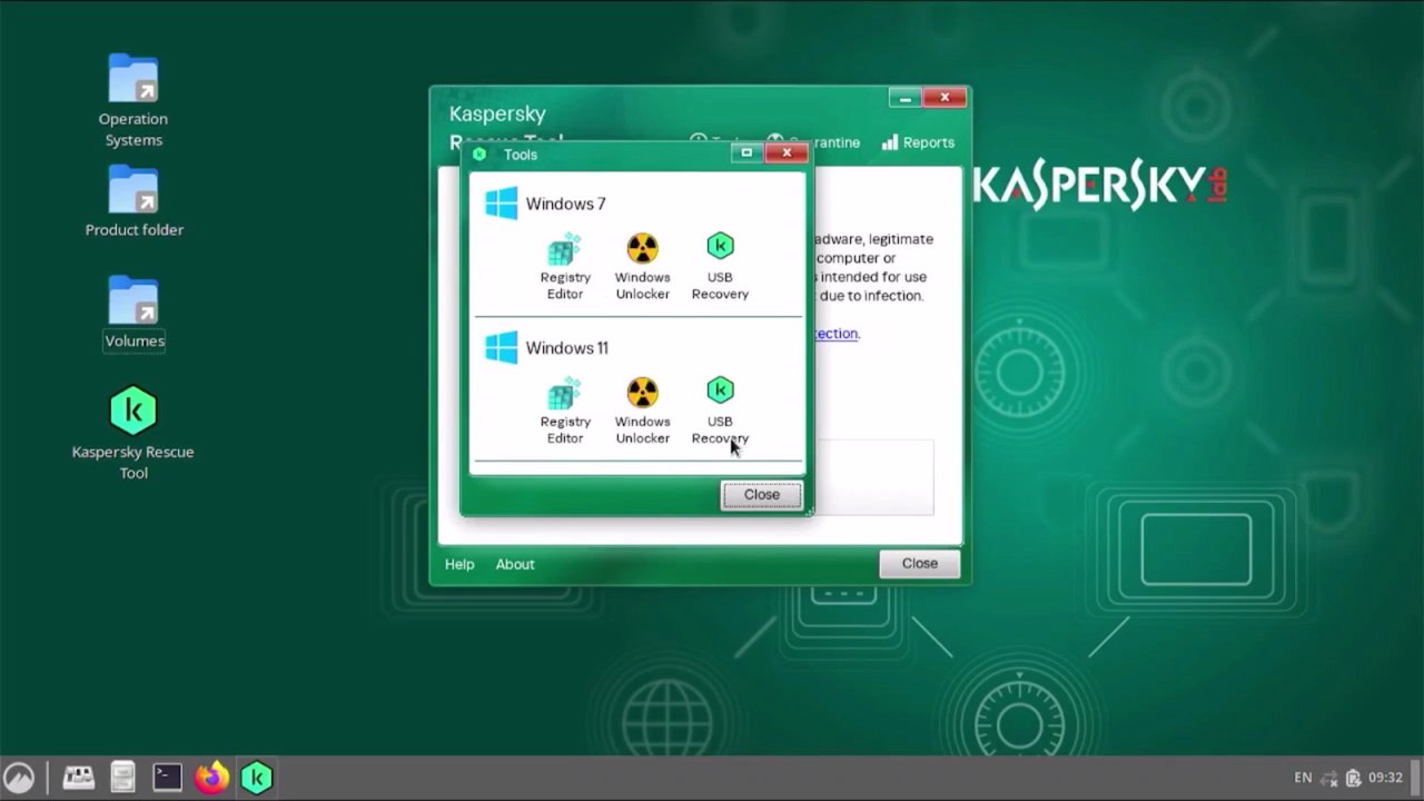 أفضل أسطوانة إنقاذ لإصلاح الويندوز وحذف الفيروسات  شرح Kaspersky Rescue Disk كامل