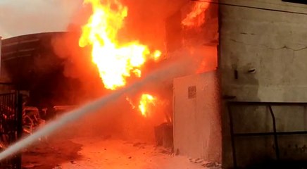 Voraz Incendio En Depósito Clandestino De Combustibles