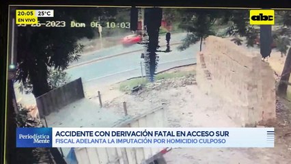 Video: Accidente con derivación fatal en Acceso Sur