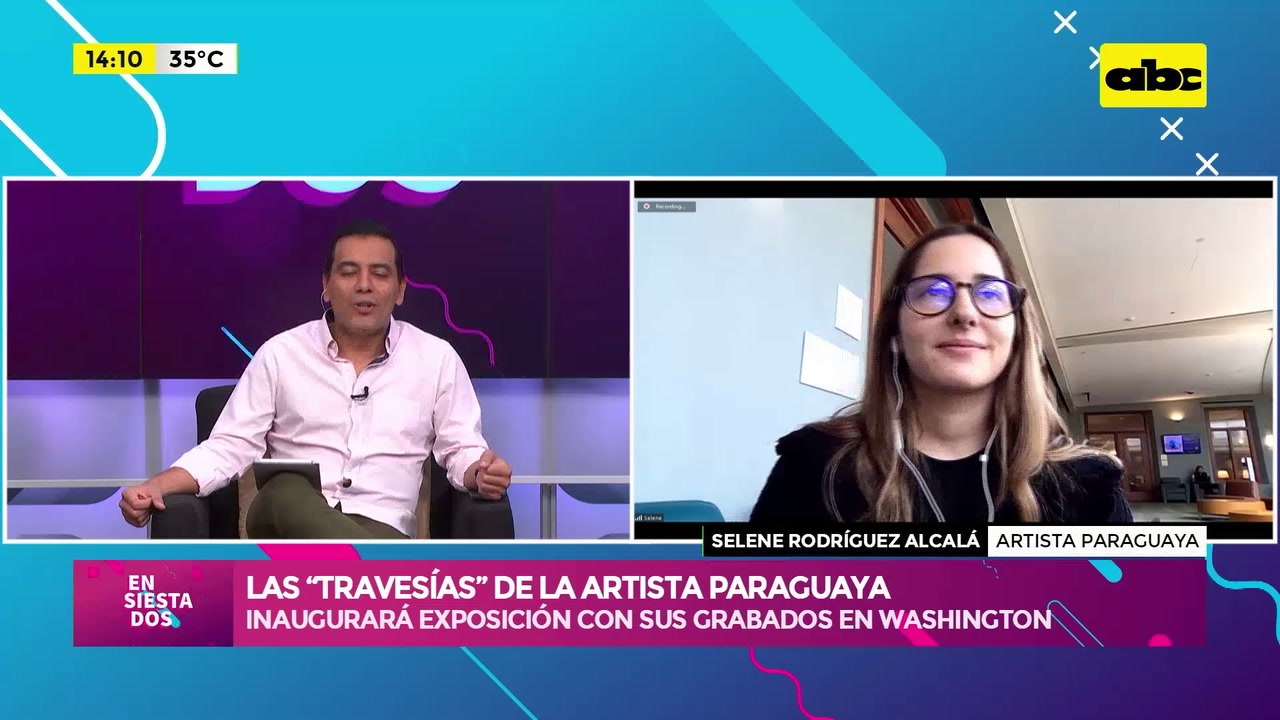 Video: Artista paraguaya inaugurará exposición con sus grabados en Washington
