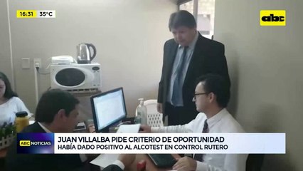 Video: Juan Villalba pide criterio de oportunidad