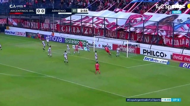 El doblete de Gabriel Ávalos para Argentinos Juniors por la Copa Argentina