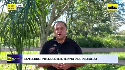 San Pedro: Intendente interino pide respaldo