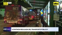 Video: ¿Continúa regulada del transporte público?