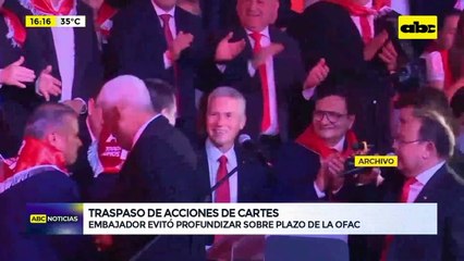 Video: Embajador evitó responder sobre Cartes y plazo de la OFAC