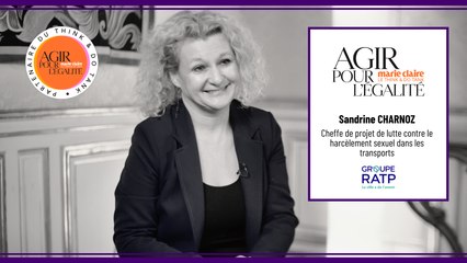 Thin & Do Tank Marie Claire - Sandrine Charnoz "Aucune petite violence n'est tolérée dans les transports"