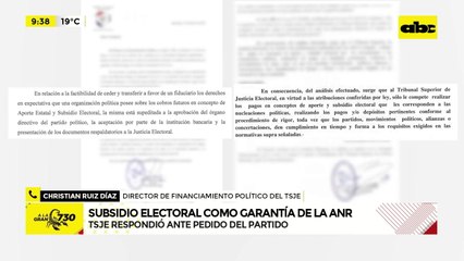 Video: Subsidio electoral como garantía de la ANR