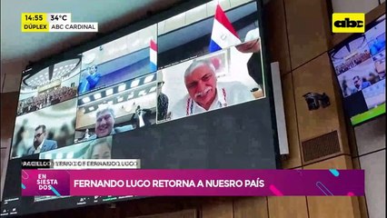 Video: Fernando Lugo retornó a nuestro país