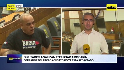 Video: diputados analizan enjuiciar a Bogarín