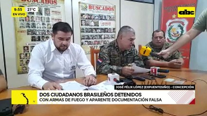 Video: Dos ciudadanos brasileños detenidos