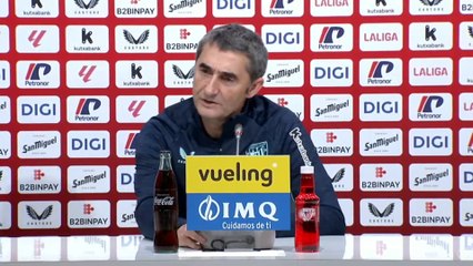 Ernesto valverde, rueda de prensa previa al Athletic - Real Madrid
