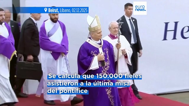 León XIV reclama paz en su encuentro con los líderes cristianos y musulmanes del Líbano