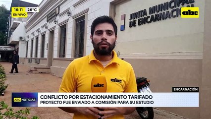 Video: Conflicto por estacionamiento tarifado en Encarnación