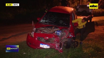 Video: Mujer falleció tras choque frontal de vehículos