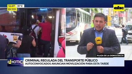 Video: criminal regulada del transporte público