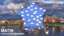 Bulletin météo France du mercredi 03 décembre 2025