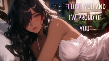 Wife Comforts You After a Hard Day at Work (Mouth Sounds) (Moaning) (Kisses) (Cuddle) [ASMR]