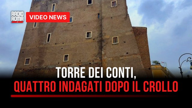 Torre dei Conti, quattro indagati dopo il crollo