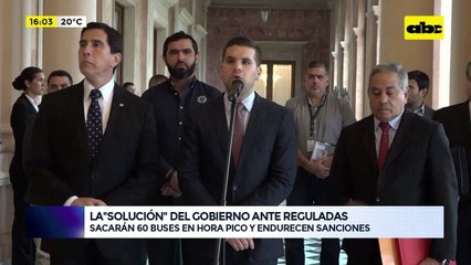 Video: La ‘’solución’' del gobierno ante reguladas