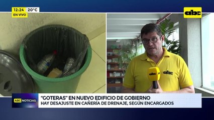 Video: “Goteras” en nuevo edificio de gobierno