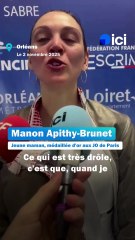 La sabreuse Manon Apathy-Brunet, de retour au Grand Prix d'Orléans, quatre mois après son accouchement