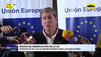 Video: Unión Europea despliega 124 observadores
