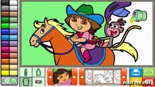 Nick Jr Coloring Book Dora the Explorer Full Game Episodes For Kids