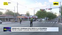 Video: Eliminan dos giros a la izquierda