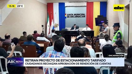 Encarnación: Retiran proyecto de estacionamiento tarifado