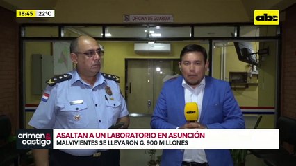 Video: Asaltan a un laboratorio en Asunción