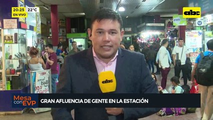 Video: Gran afluencia de gente en la Estación de Buses
