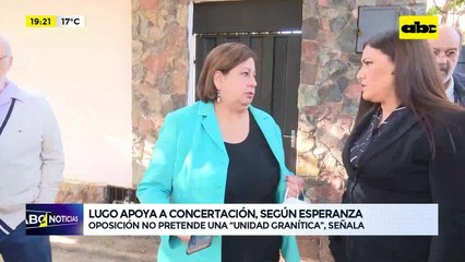 Elecciones Paraguay 2023: Lugo apoya a concertación, según Esperanza