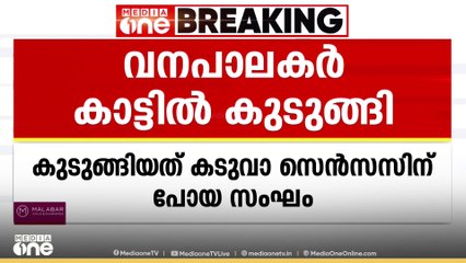 അട്ടപ്പാടിയിൽ കടുവാ സെൻസസിന് പോയ വനപാലകസംഘം വനത്തിൽ കുടുങ്ങി